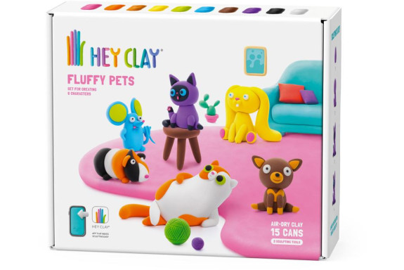 Kreatívna sada - maznáčikovia s doplnkami Hey Clay