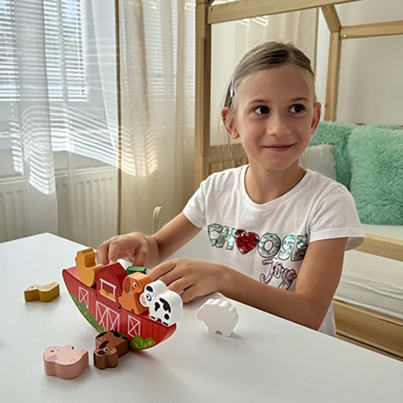 Balančné puzzle Farma 2 v 1 2Kids Toys