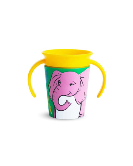 Munchkin - Juniorský hrnček WildLove 360 ° s uškami 177 ml