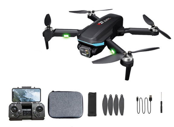 Dron skladací s detekciou prekážok a WIFI kamerou 720p RC na diaľkové ovládanie