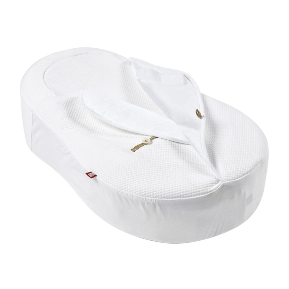 Prikrývka na Cocoonababy Quilted White Red Castle