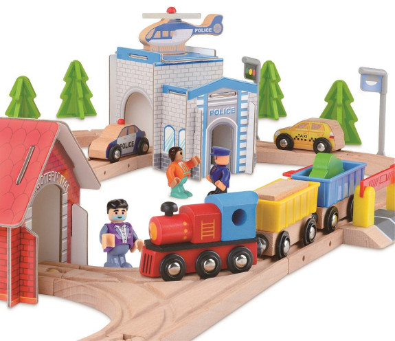 Vláčikodráha 80 dielov 2Kids Toys