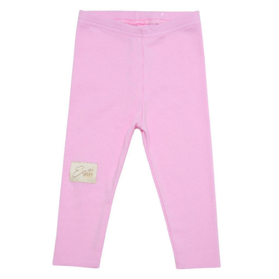 Rastúce rebrované legíny Color Pink Esito
