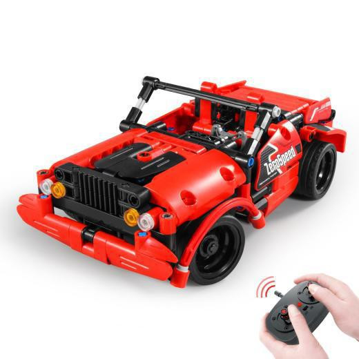 Stavebnica auto RC 2 v 1 na batérie 2,4 GHz 351 dielikov iM.Master