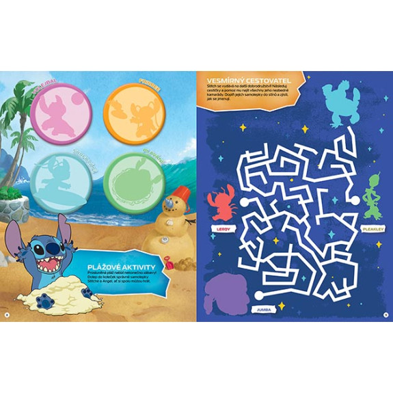 Zábava so samolepkami Lilo & Stitch