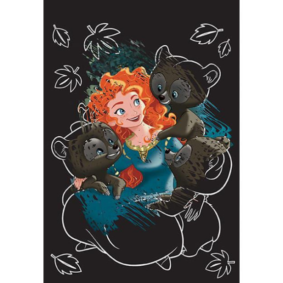 Vyškrabuj, objavuj, vyfarbuj Disney Princezné