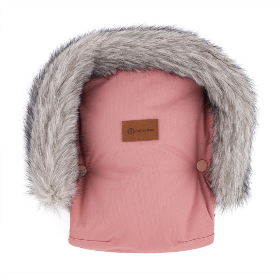 Set zimný fusak Comfy 4 v 1 + rukavice na kočík Furry Petite & Mars