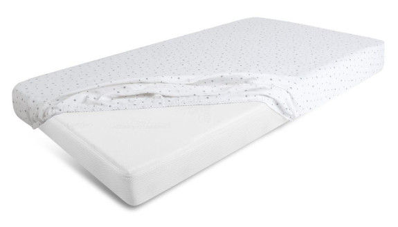 Mušelínové prestieradlo Dizajn s gumou 60 x 120 cm BabyMatex