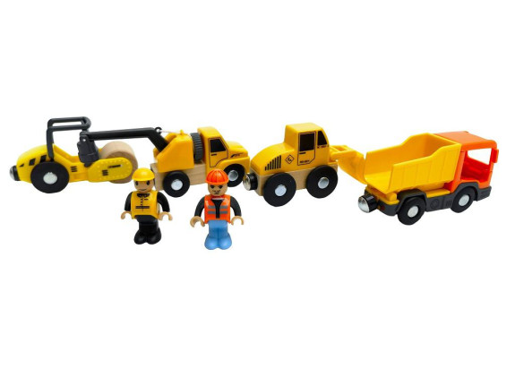 Súprava stavebných strojov s figúrkami 2Kids Toys