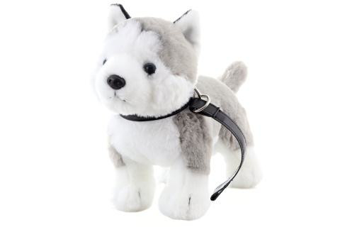 Plyš Husky s vodítkom 25 cm Eco-Friendly