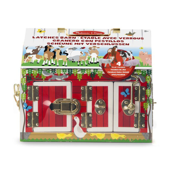Drevená stajňa so zámkami Melissa & Doug