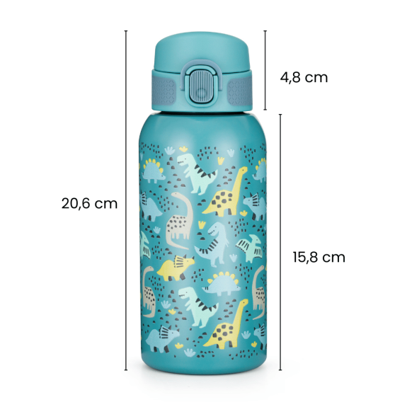 Fľaša nerezová termo s náustkom 500 ml 36 m+ Petite & Mars