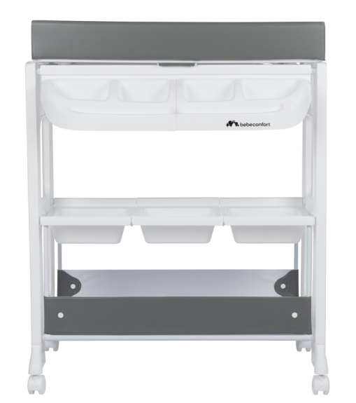 Prebaľovací pult s vaničkou Rosie Mineral Grey