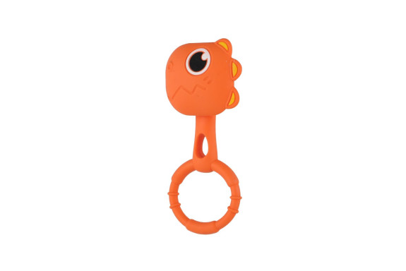 Hrkálka dino 2ks silikón 13 x 5 cm Babyted