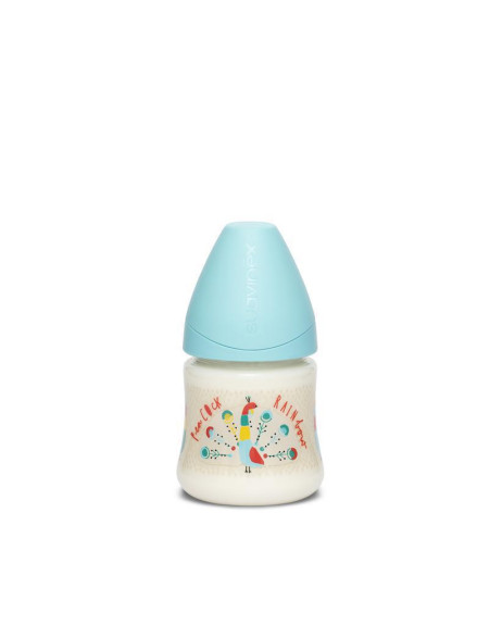 Fľaša okrúhly cumlík latex 150 ml 0m+ SUAVINEX