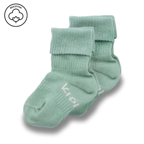 Detské ponožky Stay-on-Socks 2 páry Pale Green KipKep