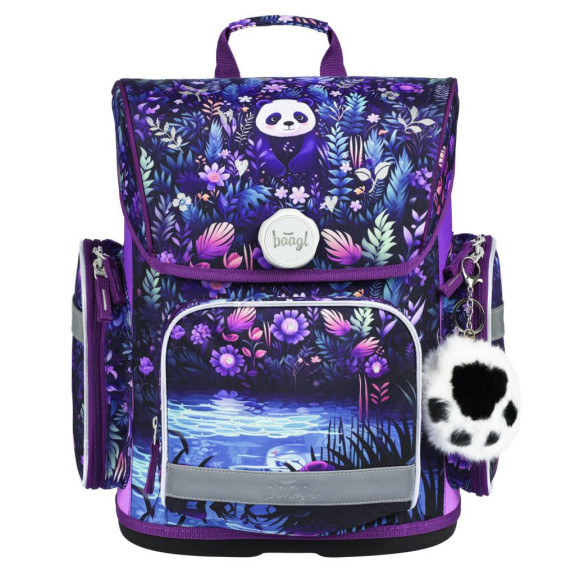 Školská aktovka Ergo Jungle Panda Baagl