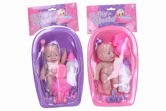 Bábätko vo vaničke 28 cm