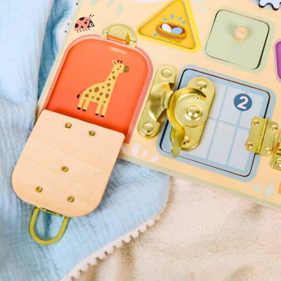 Activity board Pastel Tooky Toy