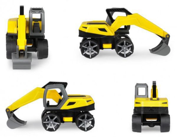 Auto Truxx 2 bager plast 33 cm s figúrkou
