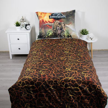 Obliečky micro Jurský svet "Volcano 01" 140 x 200, 70 x 90 cm Jerry Fabrics
