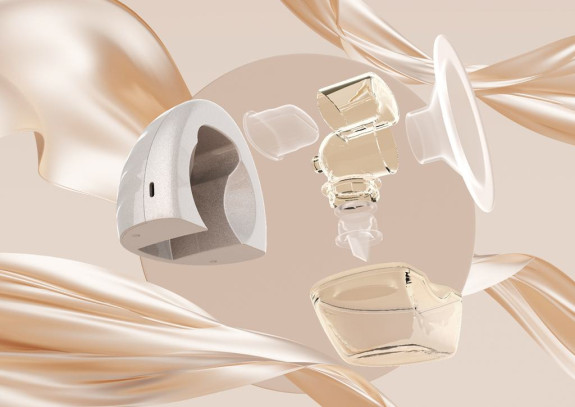 Odsávačka materského mlieka duo elektrická handsfree Perla Twin neno
