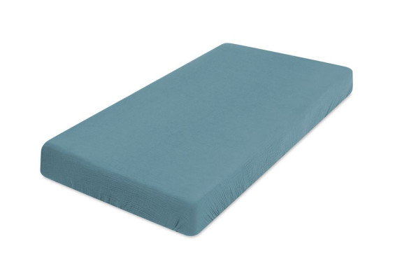 Mušelínové prestieradlo s gumou 60 x 120 cm BabyMatex