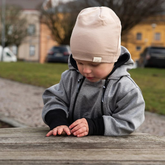 Rastúca softshellová kombinéza s fleecom Šedý melír Esito
