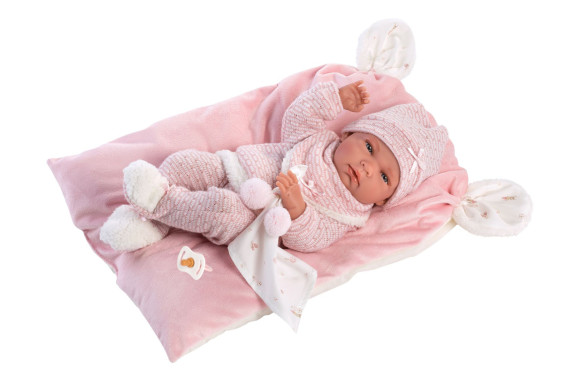 Obleček pre bábiku bábätko New Born veľkosti 40-42 cm s doplnkami Llorens
