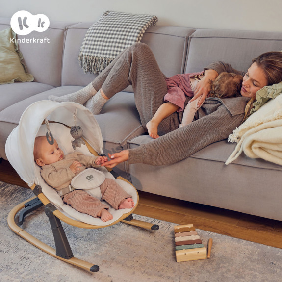 Lehátko Elsu Grey do 9 kg Kinderkraft