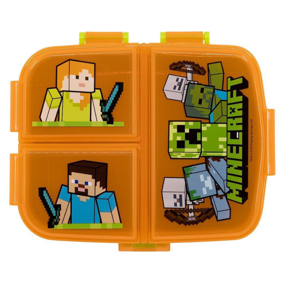 Olovrantový box s priehradkami 550 ml Minecraft