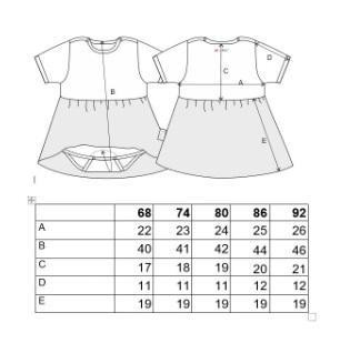Body šaty tenké set Outlast® UPF 50+ Sv. ružové kvety