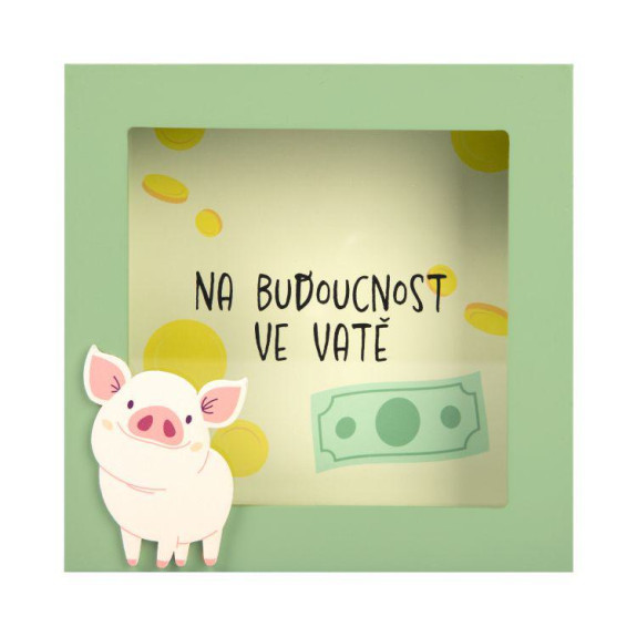 3D pokladnička v rámčeku Albi