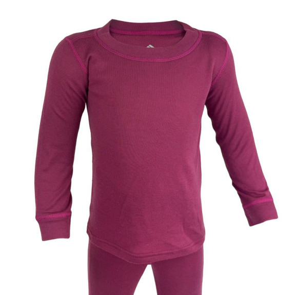 Dievčenská funkčná rýchloschnúca bielizeň - set tričko a nohavice fuchsia Pidilidi