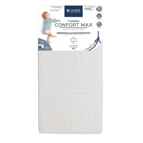 Matrac Comfort Max 60 x 120 x 14 cm Candide