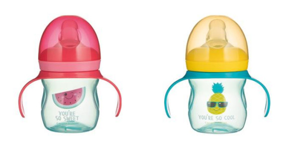Tréningový hrnček so silikónovým náustkom a úchytmi So Cool 150 ml Canpol babies