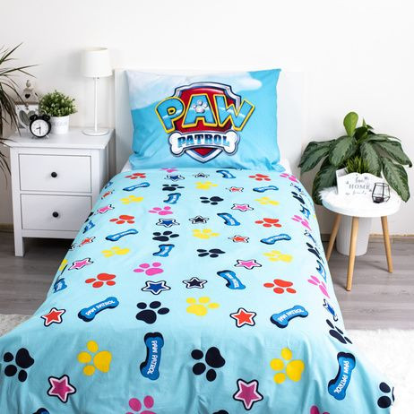 Obliečky Paw Patrol svietiace 140 x 200, 70 x 90 cm Jerry Fabrics