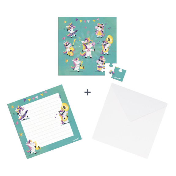 Blahoželanie k narodeninám s puzzle Janod