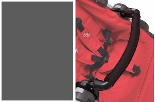 Náhradný poťah na madlo u dieťaťa alebo na rukoväť kočíka JEDNOBAREVNÝ