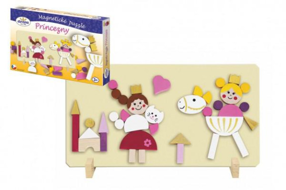Magnetické puzzle Princezné
