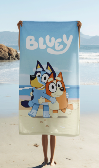 Osuška Bluey Beach 70 x 140 cm Jerry Fabrics