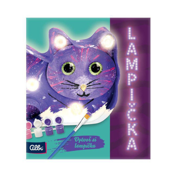 DIY Lampička - Mačka