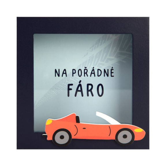 3D pokladnička v rámčeku Albi