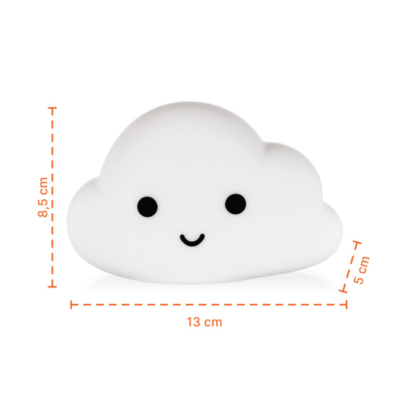 Silikónové nástenné nočné svetlo Cloud Zopa