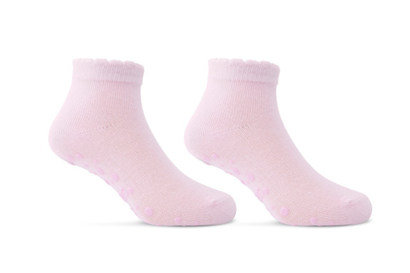 Dojčenské ponožky s protišmykom dievčenské veľ. 15–17 cm