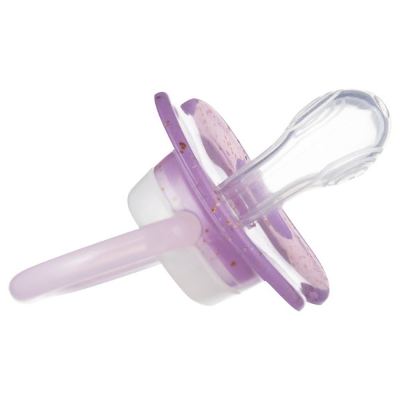 Cumlík svietiaci silikónový symetrický Nightglow Canpol babies 6 - 18 m 2 ks