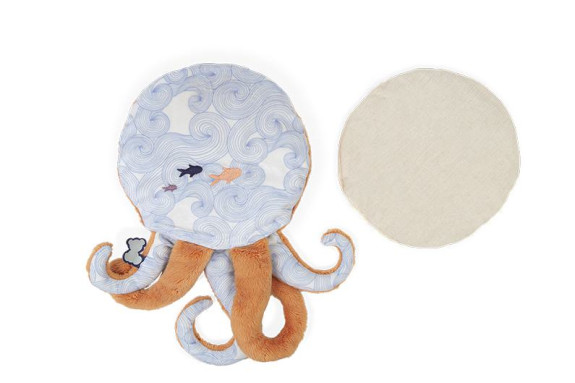 Petit Calme Plyšová chobotnica s levanduľovým vankúšom pre lepší spánok 29 cm Kaloo
