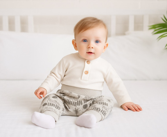 Zateplené nohavice buggy Mačky Baby Service