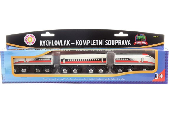 Vláčiky Max - Rýchlovlak kompletná súprava