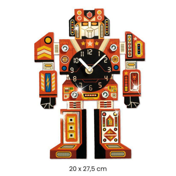 DIY Hodiny Robot Djeco
